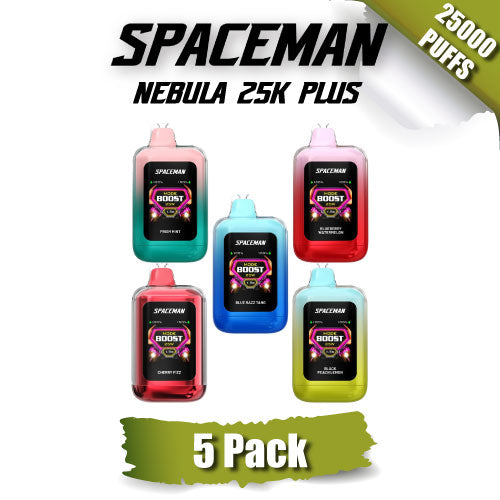 nebula vape Space Man Nebula 25k Plus Rechargeable Disposable Vape 18mL main image 0