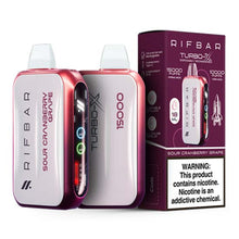 Sour Cranberry Grape Flavored Rifbar Turbo-X Disposable Vape Device 5PC | eVape Kings