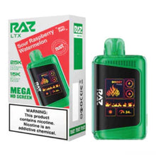 Sour Raspberry Watermelon - Raz DC25000 - 10PK Flavored Raz DC25000 Disposable Vape Device - 25K Puffs - 10PK | Evape Kings