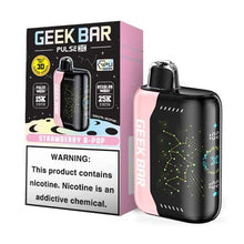 Strawberry B-Pop Flavored Geek Bar Pulse X Disposable Vape Device 10PC | eVape Kings