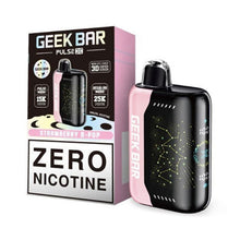 Strawberry B-Pop Flavored Geek Bar Pulse X ZERO Disposable Vape Device - 25K Puffs | eVape Kings