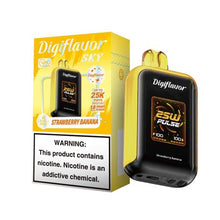 Strawberry Banana Flavored Geek Bar Skyview Disposable Vape Device - 25K Puffs - 10PK | eVape Kings