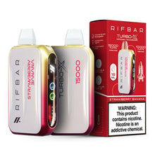Strawberry Banana Flavored Rifbar Turbo-X Disposable Vape Device 10PK | eVape Kings