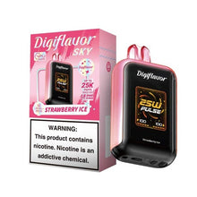 Strawberry Ice Flavored Geek Bar Skyview Disposable Vape Device - 25K Puffs - 10PK | eVape Kings