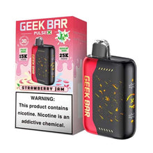 Strawberry Jam Flavored Geek Bar Pulse X Disposable Vape Device - 1PC | eVape Kings