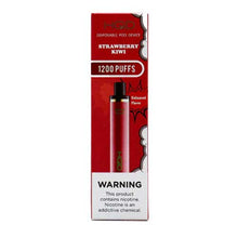 Disposable Vape Device Strawberry Kiwi HQD Cuvie Plus 1200 Puffs