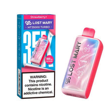 Strawberry Flavored Lost Mary MT35000 Disposable Vape Device - 35K Puffs - 5PK | eVape Kings