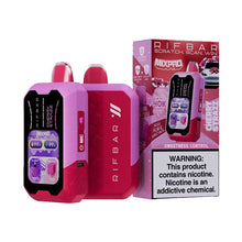Strazz Cherry Flavored Rifbar MixPro Disposable Vape Device - 40000K Puffs - 5PC | The Smoke Plug