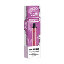 Sugar Baby Flavored HQD Cuvie Plus Disposable Vape Device - 1200K Puffs