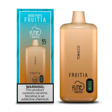 Tobacco Flavored Fume FRUITIA Disposable Vape Device - 8000 Puffs | evapekings.com - 1PC