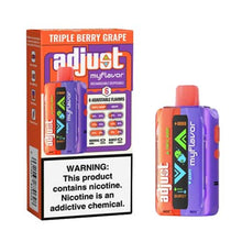 Triple Berry Grape Flavored Adjust MyFlavor Disposable Vape Device - 40K Puffs | eVape Kings