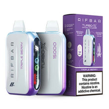 Triple Berry Flavored Rifbar Turbo-X Disposable Vape Device 10PC | eVape Kings