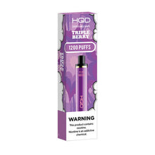 Triple Berry Flavored HQD Cuvie Plus Disposable Vape Device - 1200K Puffs
