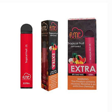 FUME EXTRA VAPE FLAVORED Tropical Fruit 1500 Puffs - 10PK
