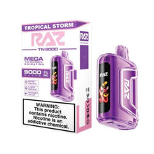 Black Cherry Kiwi Flavored Raz TN9000 Disposable Vape Device - 9000K Puffs 1PC | evapekings.com