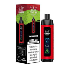 Two Apple Flavored Al Fakher Crown Bar Disposable Vape Device - 8000 Puffs | evapekings.com - 1PC