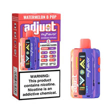 Watermelon B Pop Flavored Adjust MyFlavor Disposable Vape Device - 40K Puffs | eVape Kings