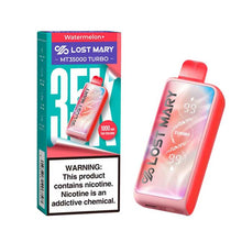 Watermelon Flavored Lost Mary MT35000 Disposable Vape Device - 35K Puffs - 5PC | eVape Kings