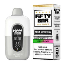 Watermelon Patch Flavored Fifty Bar V2 Disposable Vape Device - 20000 Puffs - 5PK | eVape Kings