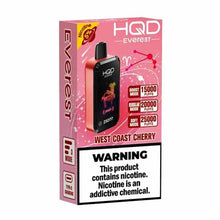 West Coast Cherry Flavored HQD Cuvie Everest Disposable Vape - 2500K Puffs | eVape Kings