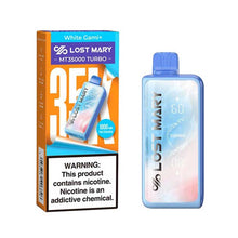White Gami Flavored Lost Mary MT35000 Disposable Vape Device - 35K Puffs - 5PK | eVape Kings