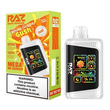 White Grape Gush - Raz DC25000 - 10PK Flavored Raz DC25000 Disposable Vape Device - 25K Puffs - 10PK | Evape Kings