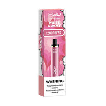 White Gummy Flavored HQD Cuvie Plus Disposable Vape Device - 1200K Puffs