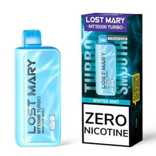 Winter Mint 0% Flavored Lost Mary MT15000 Turbo 0% Disposable Vape Device - 15K Puffs | eVape Kings