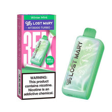 Winter Mint Flavored Lost Mary MT35000 Disposable Vape Device - 35K Puffs - 5PK | eVape Kings