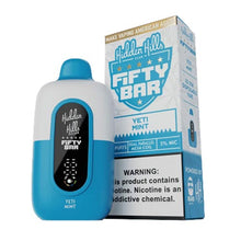 Yeti Mint Flavored Fifty Bar x Hidden Hills Disposable Vape Device - 2000K Puffs - 6PK | eVape Kings