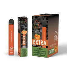 FUME EXTRA VAPE FLAVORED Tangerine Ice 1500 Puffs - 10PK