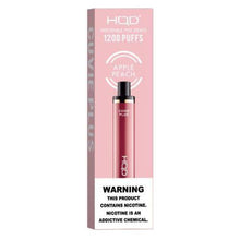 Disposable Vape Device Apple_Peach hqd cuvie plus 1200 Puffs