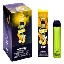 Banana Smoothie flavor Bomb Lux Disposable Vape 6PK | evapekings.com