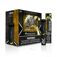 Disposable Vape Device Banana Yogurt Uno 4K 4000 Puffs