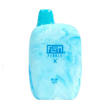 Blue Icy Flavored Flum Pebble Disposable Vape Device - 6000 Puffs | evapekings.com - 1PC