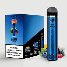 Disposable Vape Device Blueberry Raspberry Lemon Glamee Nova 4000 Puffs
