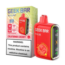 California Cherry Flavored Geek bar Pulse Disposable Vape Device - 15000 Puffs | evapekings.com - 1PC