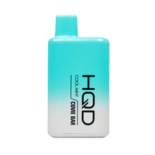 10 Pack Cool Mint Flavored Flavored HQD Cuvie BAR Disposable Vape Device 7000 Puffs | evapekings.com