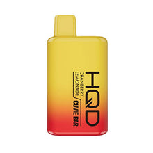 5 Pack Cranberry Lemonade Flavored Flavored HQD Cuvie BAR Disposable Vape Device 7000 Puffs 10PC | EvapeKings.com