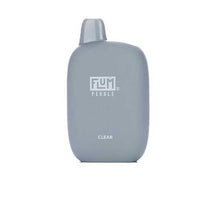 Clear Flavored Flum Pebble 6000 Disposable Vape Device giving 6000 Puffs | evapekings.com - 1PC