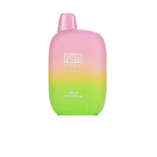 Melo Ice Cream Flavored Flum Pebble 6000 Disposable Vape Device giving 6000 Puffs | evapekings.com - 5PK