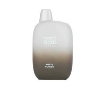 White Gummy Flavored Flum Pebble 6000 Disposable Vape Device giving 6000 Puffs | evapekings.com - 1PC