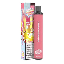 Frozen Strawberry Banana Ice Flavored Monster Bars Disposable Vape Device 3500 Puffs 10PC | EvapeKings.com