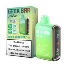 Grape Blow Pop Flavored Geek bar Pulse Disposable Vape Device - 15000 Puffs | evapekings.com - 1PC