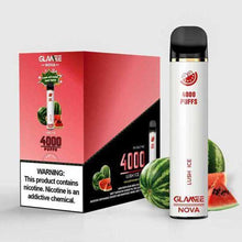 Disposable Vape Device Lush Ice glamee nova 4000 Puffs