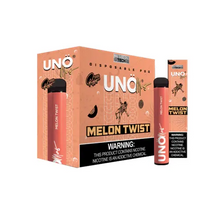 Disposable Vape Device Melon Twist Uno Mas 1200 Puffs