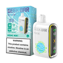 Miami Mint Flavored Geek bar Pulse Disposable Vape Device - 15000 Puffs | evapekings.com - 1PC