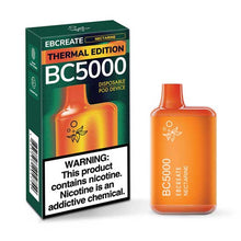Nectarine Flavored EB Create BC5000 Thermal Edition Disposable Vape Device - 5000 Puffs | evapekings.com -6PK