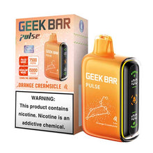Orange Creamsicle Flavored Geek bar Pulse Disposable Vape Device - 15000 Puffs | evapekings.com - 1PC