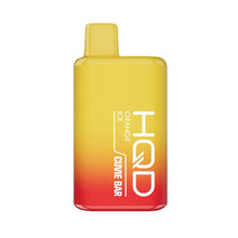 1 Piece Orange Ice Flavored Flavored HQD Cuvie BAR Disposable Vape Device 7000 Puffs | evapekings.com